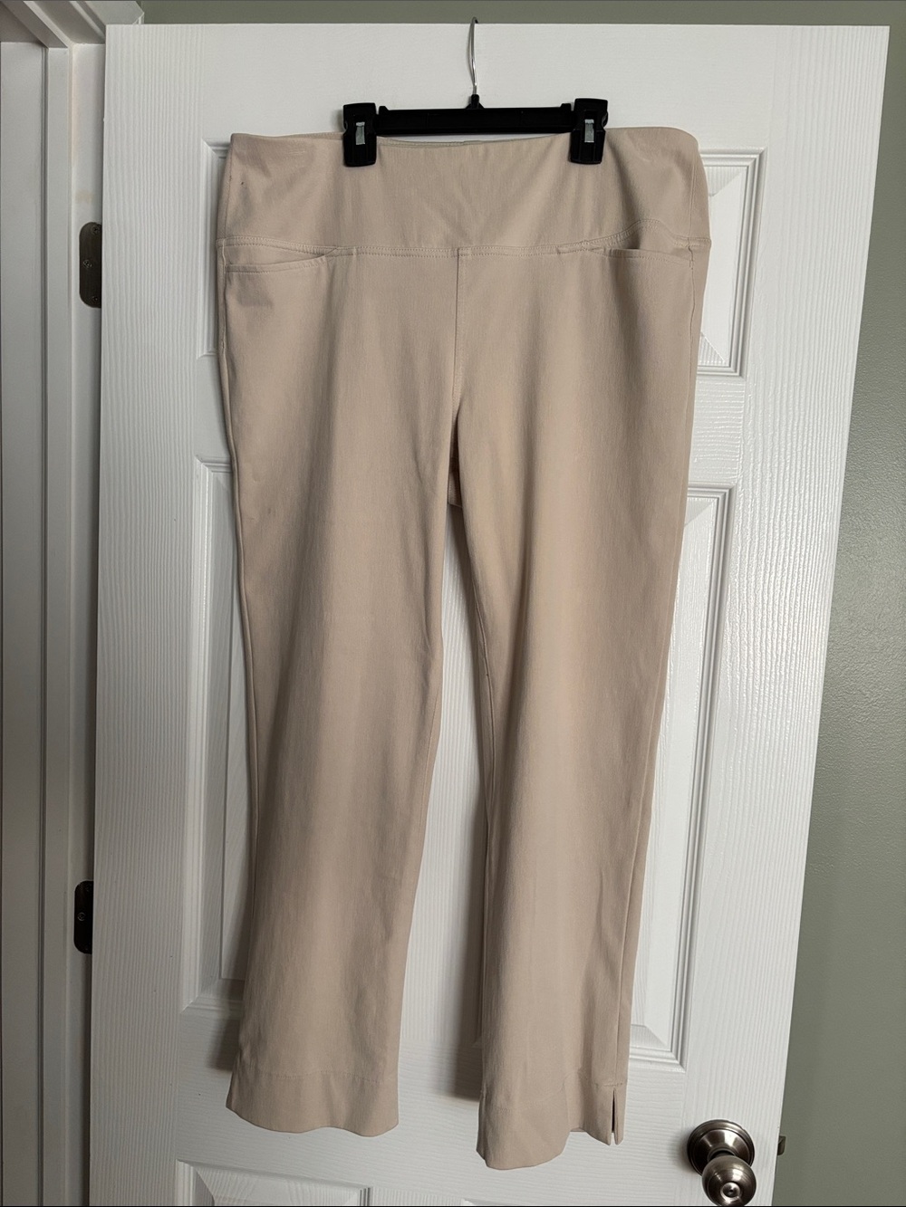 J Jill Women’s Beige Straight-Leg Pants
